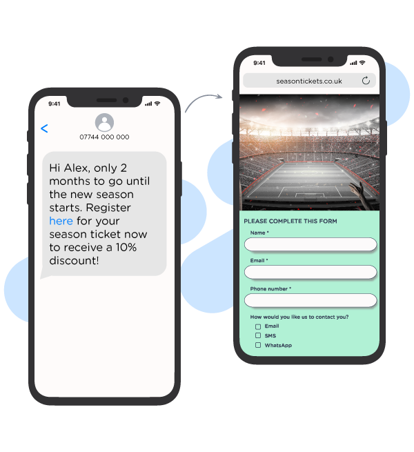 Pages for the sports industry