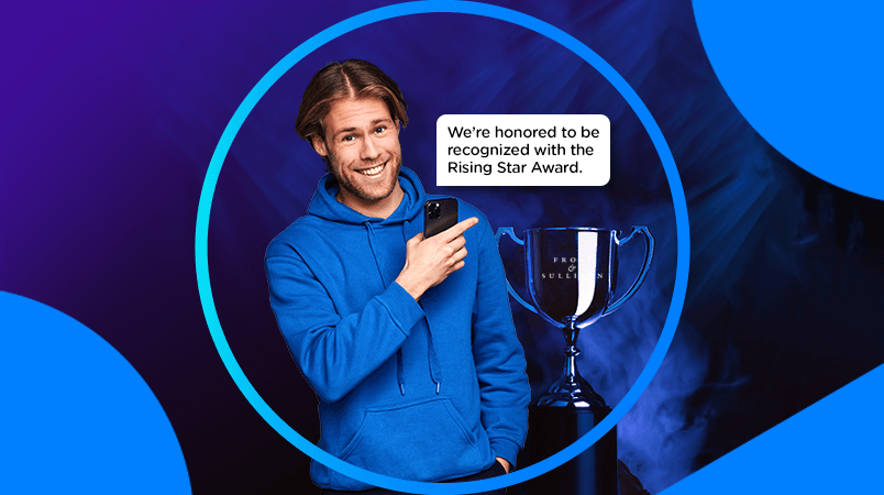 CM.com awarded with a Rising Star Award by Frost and Sullivan