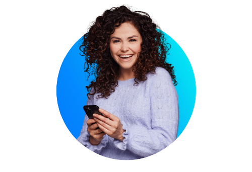 customer-support-content-woman