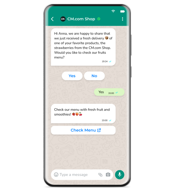 WhatsApp - Integrated Product Catalog