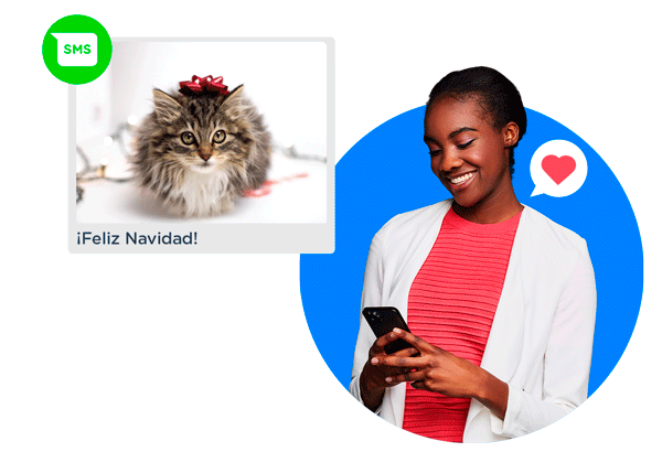 chica sms mensaje