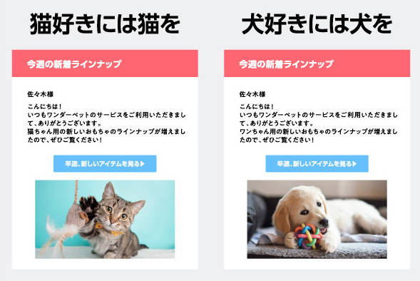パーソナライズド広告の事例