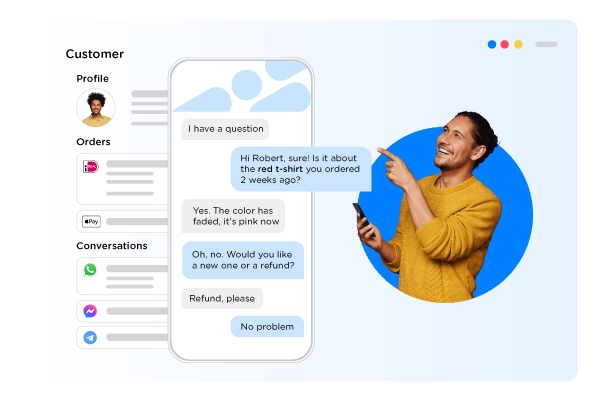 Mobile Service Cloud personalization interface
