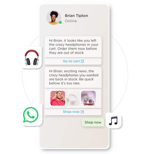 whatsapp business Abandoned Cart