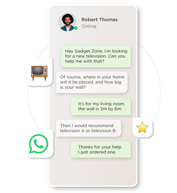 whatsapp business assisted sales