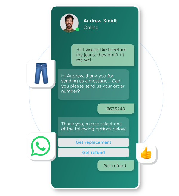 whatsapp business service automation