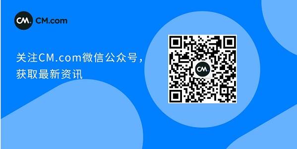 CMCOM WeChat QR code-blue